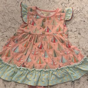 Matilda Jane dress with attached onsie
